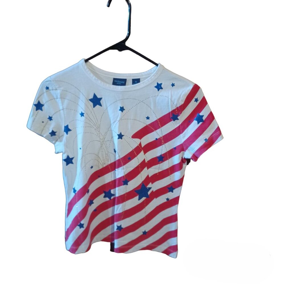 Westbound Patriotic T-Shirt EUC